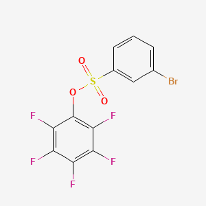 molecular formula C12H4BrF5O3S B2386716 Pentafluorophenyl 3-bromo-benzenesulfonate CAS No. 886503-34-0