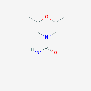 N-tert-butyl-2,6-dimethylmorpholine-4-carboxamide