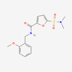 5-(N,N-dimethylsulfamoyl)-N-(2-methoxybenzyl)furan-2-carboxamide