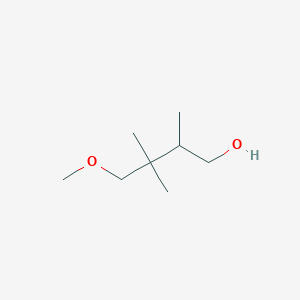 molecular formula C8H18O2 B2386727 4-Methoxy-2,3,3-trimethylbutan-1-ol CAS No. 2248373-37-5