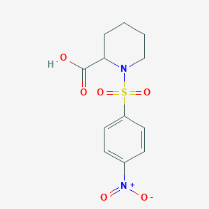 1-[(4-Nitrophenyl)sulfonyl]piperidine-2-carboxylic acid