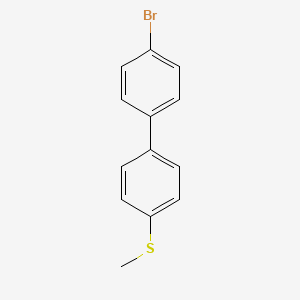molecular formula C13H11BrS B2386757 4-Bromo-4'-(methylthio)biphenyl CAS No. 3393-00-8