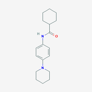 N-(4-piperidin-1-ylphenyl)cyclohexanecarboxamide