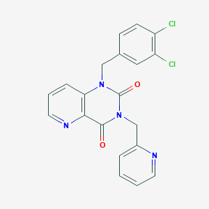 1-(3,4-dichlorobenzyl)-3-(pyridin-2-ylmethyl)pyrido[3,2-d]pyrimidine-2,4(1H,3H)-dione