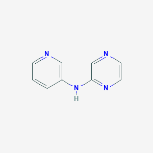 molecular formula C9H8N4 B2386797 N-(3-Pyridyl)pyrazine-2-amine CAS No. 1028223-88-2