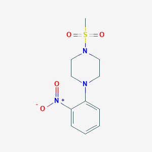 1-(Methylsulfonyl)-4-(2-nitrophenyl)piperazine