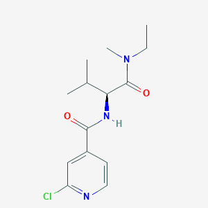 (2S)-2-[(2-chloropyridin-4-yl)formamido]-N-ethyl-N,3-dimethylbutanamide