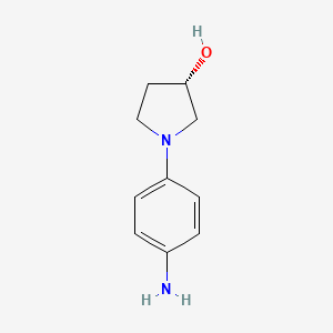 (3S)-1-(4-aminophenyl)pyrrolidin-3-ol