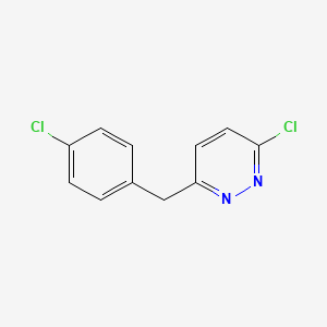 3-Chloro-6-[(4-chlorophenyl)methyl]pyridazine