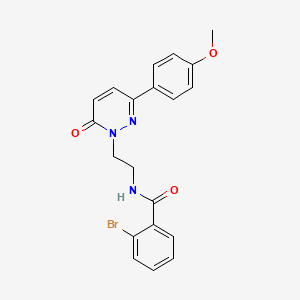 2-bromo-N-(2-(3-(4-methoxyphenyl)-6-oxopyridazin-1(6H)-yl)ethyl)benzamide