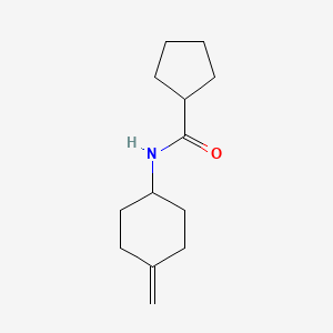 molecular formula C13H21NO B2386853 N-(4-methylidenecyclohexyl)cyclopentanecarboxamide CAS No. 2097863-31-3