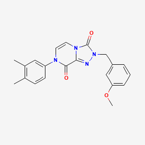 7-(3,4-dimethylphenyl)-2-(3-methoxybenzyl)-[1,2,4]triazolo[4,3-a]pyrazine-3,8(2H,7H)-dione