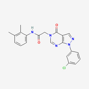 2-[1-(3-chlorophenyl)-4-oxopyrazolo[3,4-d]pyrimidin-5-yl]-N-(2,3-dimethylphenyl)acetamide