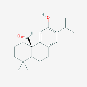 (4Ar)-6-hydroxy-1,1-dimethyl-7-propan-2-yl-2,3,4,9,10,10a-hexahydrophenanthrene-4a-carbaldehyde
