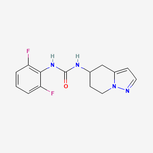 1-(2,6-Difluorophenyl)-3-(4,5,6,7-tetrahydropyrazolo[1,5-a]pyridin-5-yl)urea
