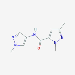 1,3-dimethyl-N-(1-methyl-1H-pyrazol-4-yl)-1H-pyrazole-5-carboxamide