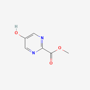 molecular formula C6H6N2O3 B2386973 Methyl 5-hydroxypyrimidine-2-carboxylate CAS No. 1415574-30-9