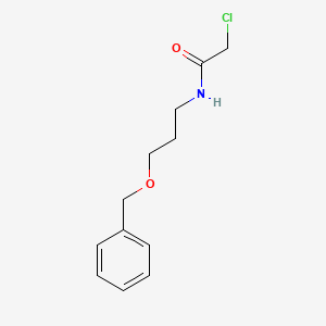 N-[3-(benzyloxy)propyl]-2-chloroacetamide