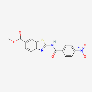 Methyl 2-(4-nitrobenzamido)benzo[d]thiazole-6-carboxylate