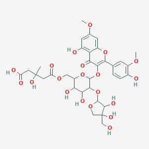 molecular formula C34H40O20 B238702 Viscumneoside VII CAS No. 131749-61-6