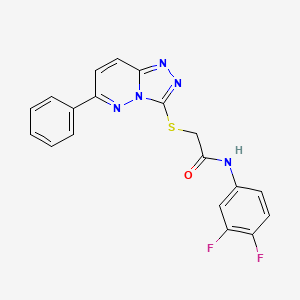 N-(3,4-difluorophenyl)-2-((6-phenyl-[1,2,4]triazolo[4,3-b]pyridazin-3-yl)thio)acetamide