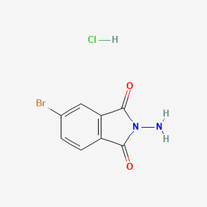 2-amino-5-bromo-2,3-dihydro-1H-isoindole-1,3-dione hydrochloride