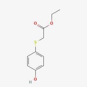 Ethyl 2-[(4-hydroxyphenyl)sulfanyl]acetate