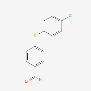 molecular formula C13H9ClOS B2387232 4-[(4-Chlorophenyl)sulfanyl]benzaldehyde CAS No. 137736-07-3
