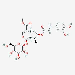 molecular formula C26H32O13 B238724 7-Caffeoylloganin CAS No. 139051-14-2