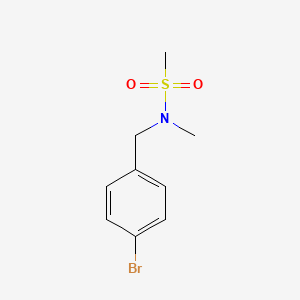 Methanesulfonamide, N-[(4-bromophenyl)methyl]-N-methyl-