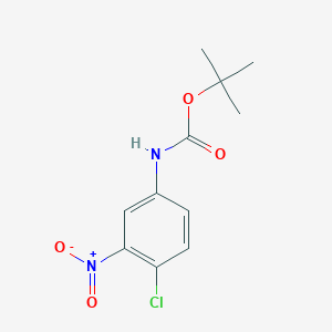 molecular formula C11H13ClN2O4 B2387261 Tert-butyl-(4-Chlor-3-nitrophenyl)carbamate CAS No. 503524-47-8