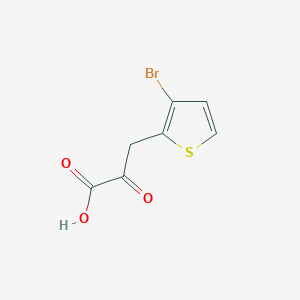 3-(3-Bromothiophen-2-yl)-2-oxopropanoic acid
