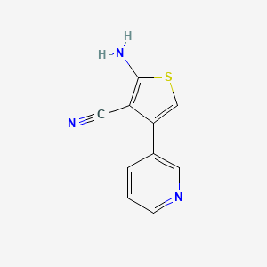 2-Amino-4-(pyridin-3-yl)thiophene-3-carbonitrile