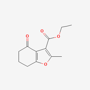 Ethyl 2-methyl-4-oxo-4,5,6,7-tetrahydro-1-benzofuran-3-carboxylate