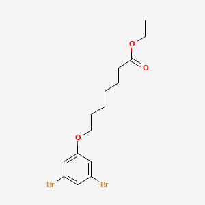 Ethyl 7-(3,5-dibromophenoxy)heptanoate