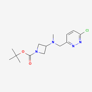 Tert-butyl 3-[(6-chloropyridazin-3-yl)methyl-methylamino]azetidine-1-carboxylate