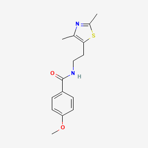 N-(2-(2,4-dimethylthiazol-5-yl)ethyl)-4-methoxybenzamide