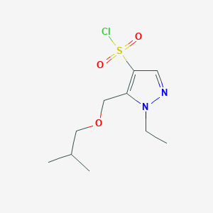 1-ethyl-5-(isobutoxymethyl)-1H-pyrazole-4-sulfonyl chloride