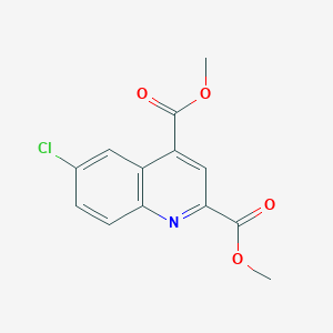 Dimethyl 6-chloroquinoline-2,4-dicarboxylate