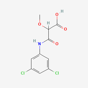 molecular formula C10H9Cl2NO4 B2387454 3-(3,5-Dichloroanilino)-2-methoxy-3-oxopropanoic acid CAS No. 145592-20-7