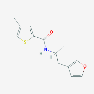 N-[1-(furan-3-yl)propan-2-yl]-4-methylthiophene-2-carboxamide