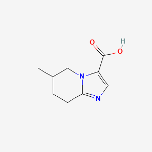 6-Methyl-5,6,7,8-tetrahydroimidazo[1,2-a]pyridine-3-carboxylic acid