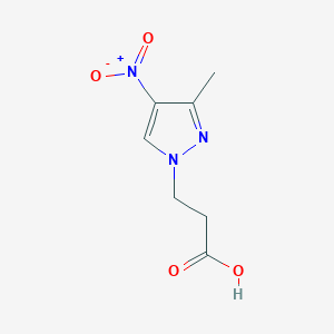 3-(3-methyl-4-nitro-1H-pyrazol-1-yl)propanoic acid