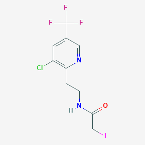 N-{2-[3-chloro-5-(trifluoromethyl)pyridin-2-yl]ethyl}-2-iodoacetamide