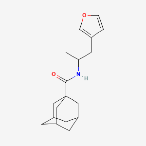 (3r,5r,7r)-N-(1-(furan-3-yl)propan-2-yl)adamantane-1-carboxamide