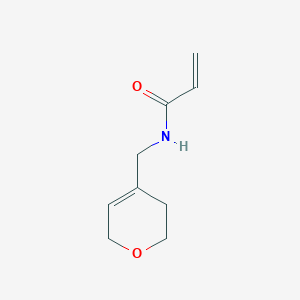 N-(3,6-Dihydro-2H-pyran-4-ylmethyl)prop-2-enamide