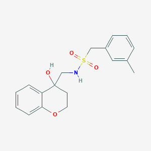 N-((4-hydroxychroman-4-yl)methyl)-1-(m-tolyl)methanesulfonamide