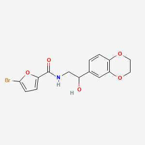 5-bromo-N-(2-(2,3-dihydrobenzo[b][1,4]dioxin-6-yl)-2-hydroxyethyl)furan-2-carboxamide