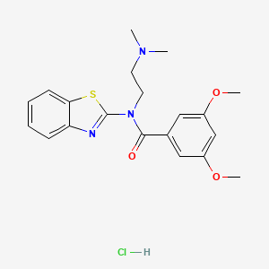 N-(benzo[d]thiazol-2-yl)-N-(2-(dimethylamino)ethyl)-3,5-dimethoxybenzamide hydrochloride