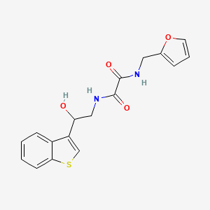 N1-(2-(benzo[b]thiophen-3-yl)-2-hydroxyethyl)-N2-(furan-2-ylmethyl)oxalamide
